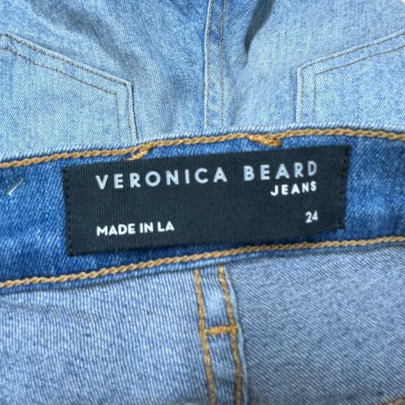 Veronica Beard Carly Kick Flare High Rise Jeans in Clearwater Size 24/00 NWT - Picture 5 of 10